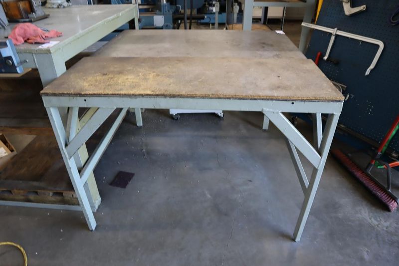 Steel Table 48"x48"x35"H- Auction Item