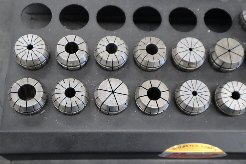 ER40 Flex Collets with Huot Divider Rack- Auction Item