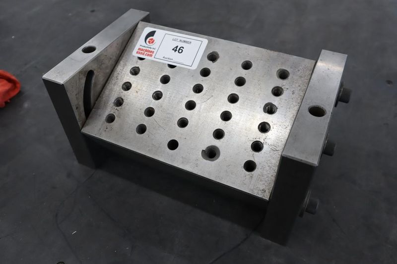 Heavy Duty Tilting Sork Table, Drilled and Tapped, 10.25" x 7.375" - Auction Item