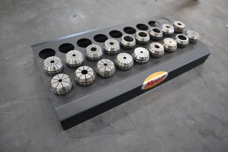 ER40 Flex Collets with Huot Divider Rack- Auction Item