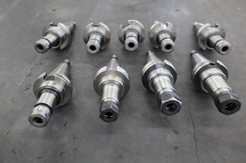 CT40 Taper Tool Holders: (6) Nikken SK-10, (2) Rego Fix ER20, (1) Rego Fix ER16 Collet Holders- Auction Item