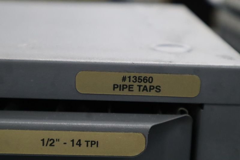 Huto Drill Index, Pipe Taps - 3 Drawer- Auction Item