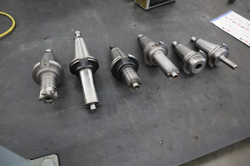 CT50 Taper Tool Holders: (6) Assorted, with Haas Retention Knobs- Auction Item
