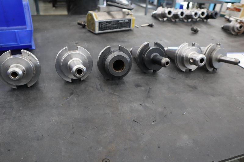 CT50 Taper Tool Holders: (6) End Mill Holders- Auction Item