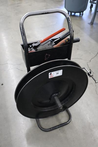 Metal Banding Set with Cart, Tools and Metal Banding Material- Auction Item