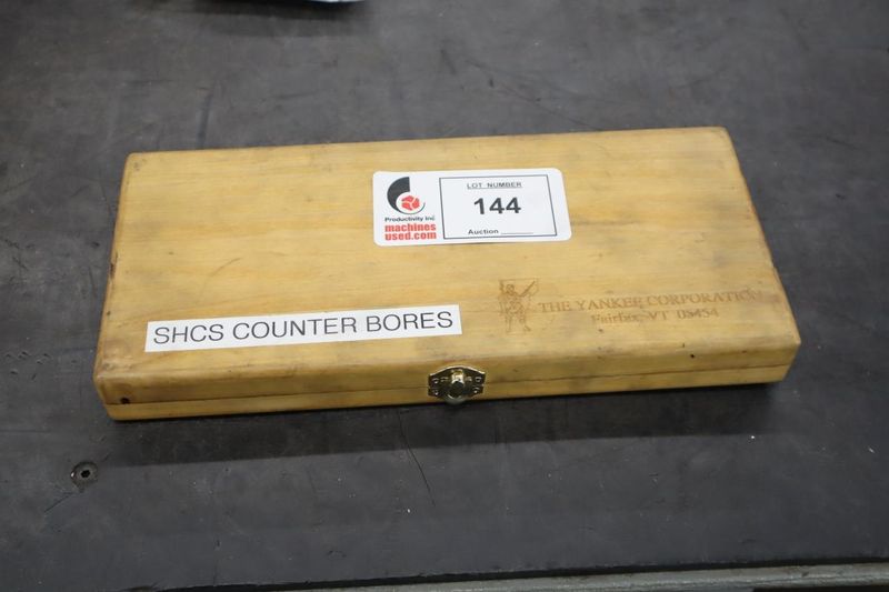 Yankee HSS Counterbores in Wood Divider Case- Auction Item