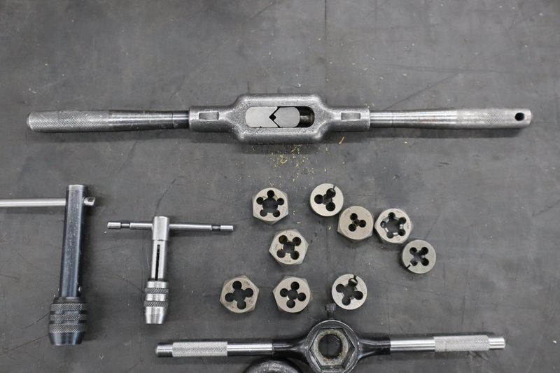 Hand Die Set with Wrench and Dies- Auction Item