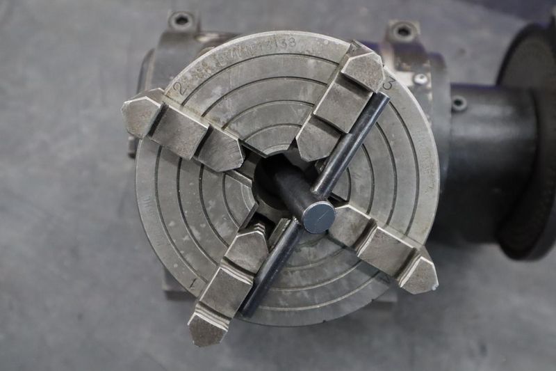 Hardinge Tilting Indexer with 5" 4-Jaw Chuck- Auction Item