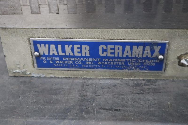 Walker Ceramax 8" x 18" Permanent Magnetic Chuck- Auction Item