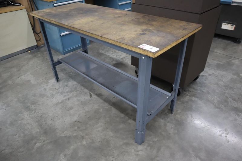 Work Bench with Lower Shelf, 60" x 24" x 34"H- Auction Item