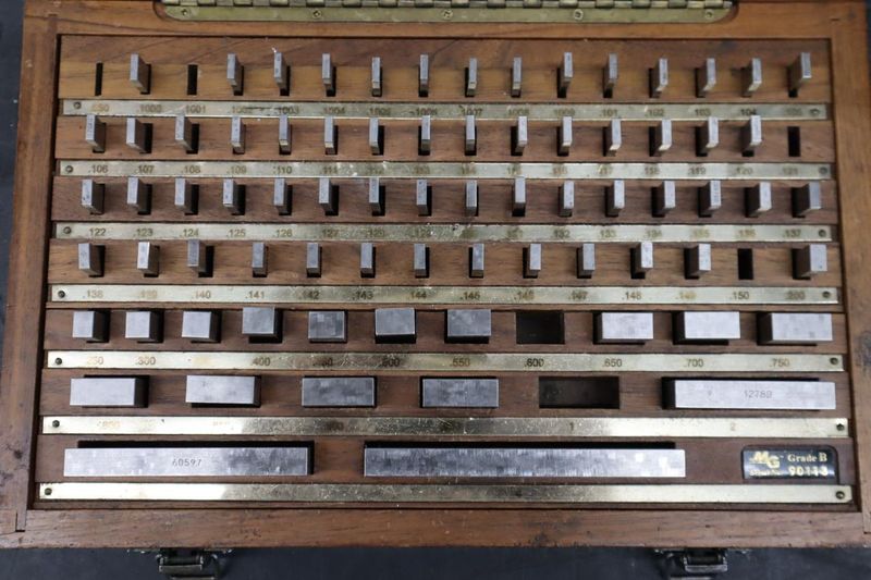 MG Gage Block Set, Grade B- Auction Item