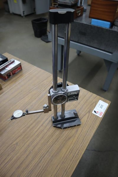 Etalon 12" Height Gauge, .001" Dial Type with Interapid .0005" Test Indicator- Auction Item