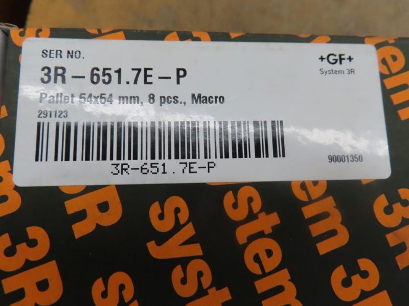 System 3R-651.7E-P Macro Pallet (8) In Box- Auction Item