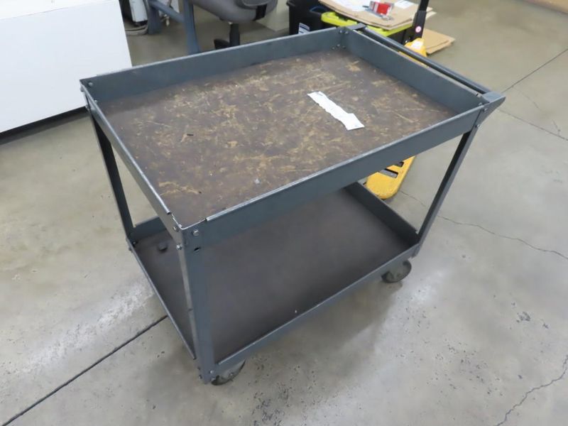 Metal Cart Portable on Casters- Auction Item