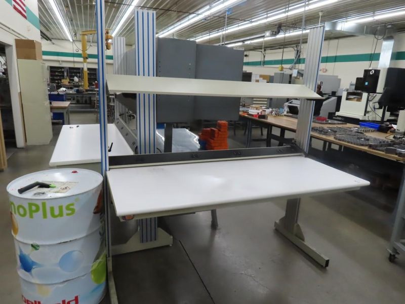 Adjustable Work Bench w Power Strip- Auction Item