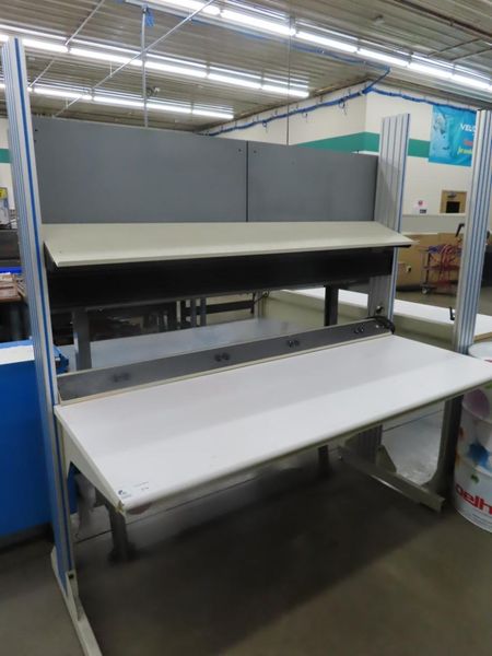 Adjustable Work Bench w Power Strip- Auction Item