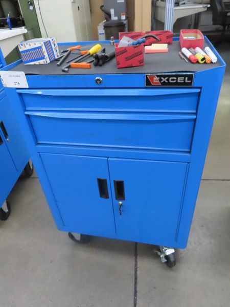 Excel 2 Drawer, 2 Door Cabinet w Contents- Auction Item
