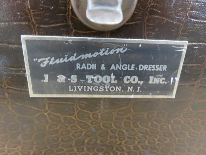 J&S Tool Company "Fluid Motion" Radii And Angle Dresser- Auction Item