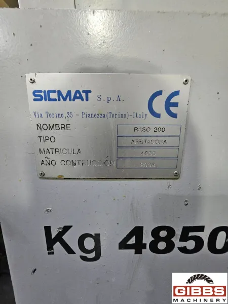 SICMAT RASO 200 - Gear Shavers & Hone