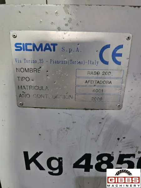 SICMAT RASO 200 - Gear Shavers & Hone
