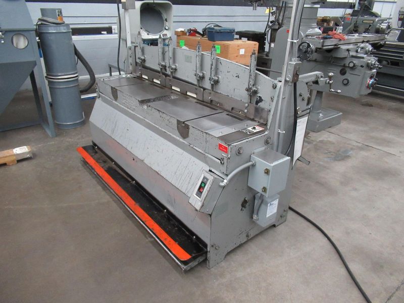 Whitney-Jensen 7260 Mechanical Power Squaring Shear 60" x 12 Gauge Capacity