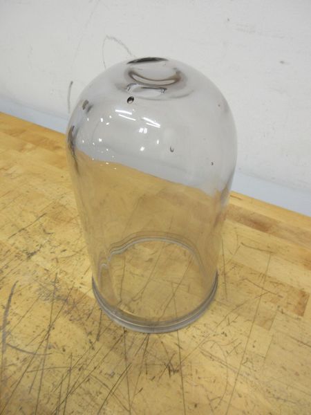Glass Bell Jar Vacuum Chamber 6" x 10"- Auction Item