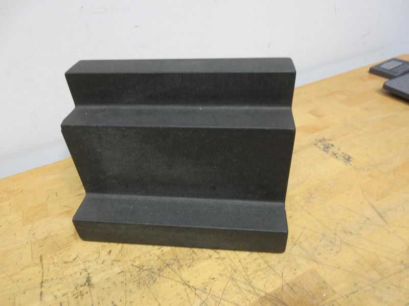Rahn Black Granite Stepped Surface Plate 12" x 6" x 9" with Step Heights 2", 7", 9"- Auction Item