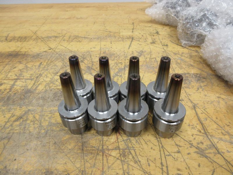 Haimer HSK32 & 63 Shrink Fit Tool Holders, (8 pc) E32.140.03 Dia 3mm x 60, (25 pc) F63.140.03 Dia 3mm x 80, **Used**- Auction Item