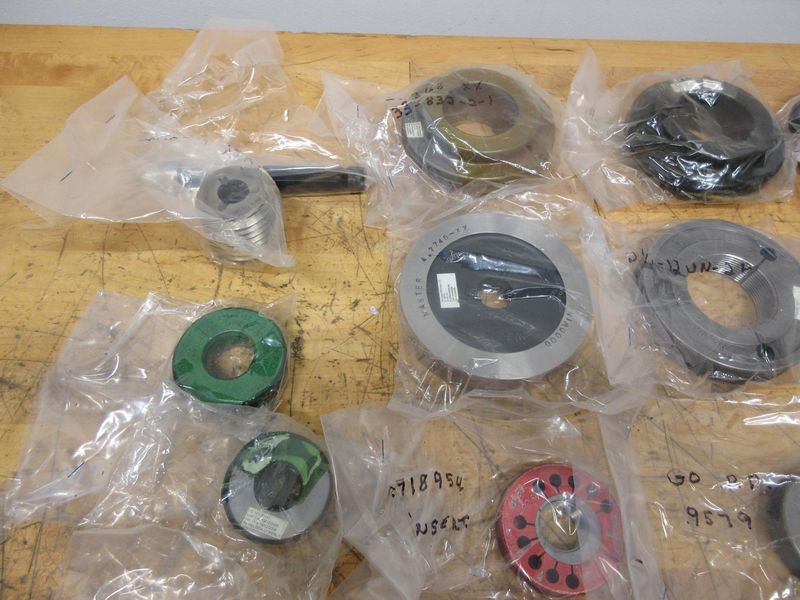 Master Ring Gages, ID/OD Thread Gages, Assorted Sizes and Brands- Auction Item
