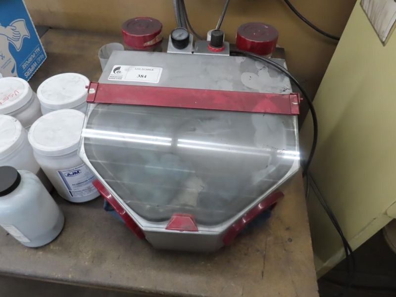 Blast Cabinet w Media- Auction Item