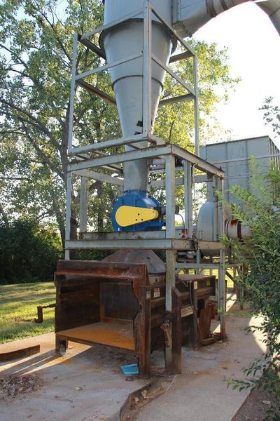 15 HP MARATHON BALER & CHIP COLLECTION SYSTEM: STOCK #61739