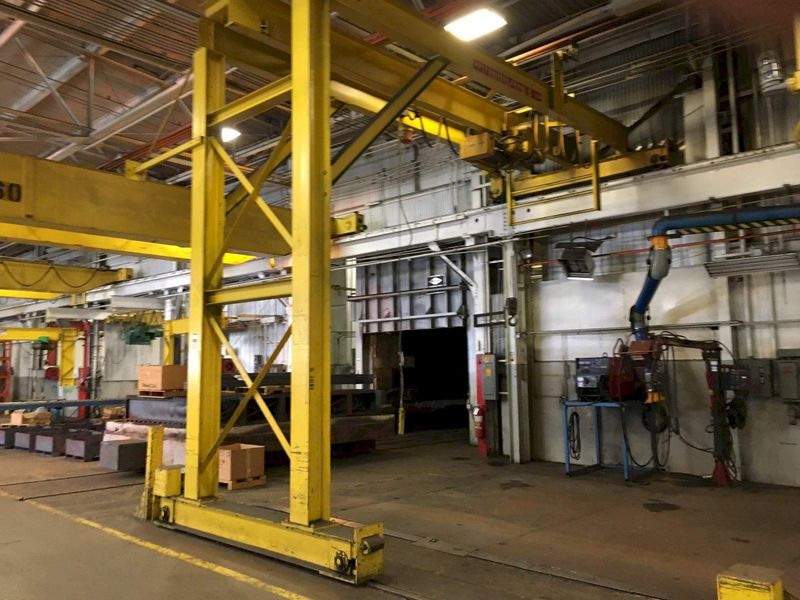 7.5 TON PITTSBURGH SINGLE LEG SINGLE GIRDER GANTRY CRANE: STOCK #67224