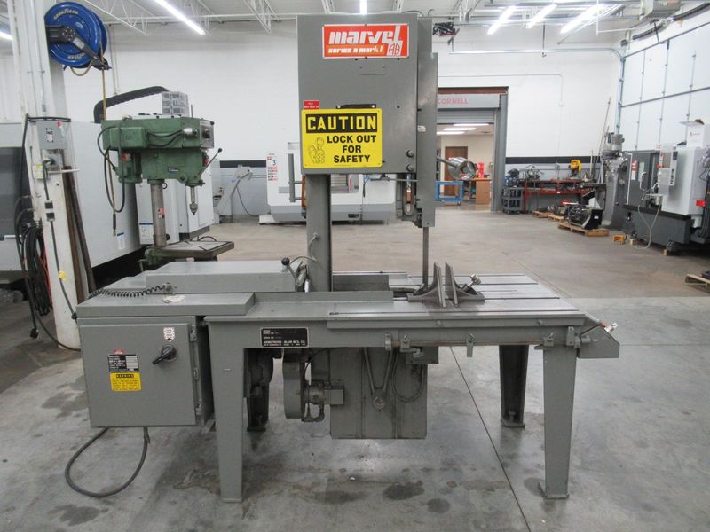 Marvel Series 8-Mark I Vertical Band Saw, Tilting, 18" x 22" Capacity, 1" Blade, Variable Speed