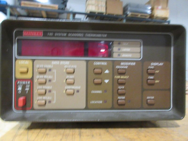 Keithly 740 System Scanning Digital Thermometer, with Wired Probes- Auction Item