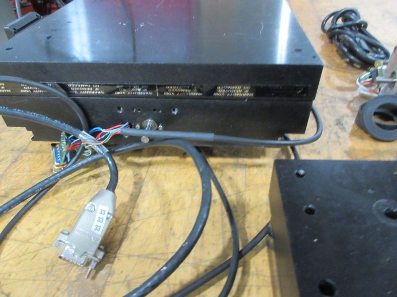 Motorized Precision Stages with Renishaw RGH22 X30D00 Encoders, (2) Stages, (1) 4" x 6", (1) 10" x 10", Extra Motors and Cables- Auction Item