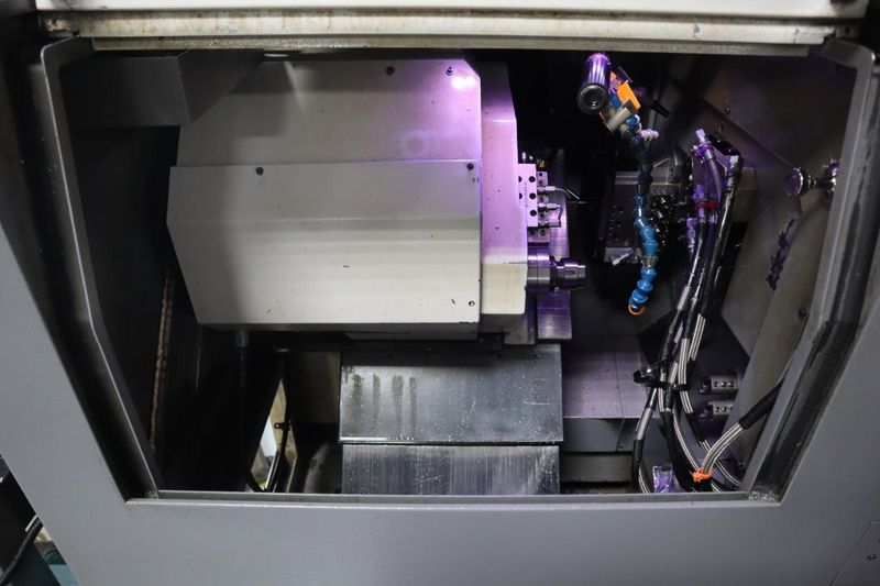 Citizen K16E Type VIIP CNC Swiss Machine, CAV16KE-IS Bar Feed, LNS Chip Conveyor, Coolblaster CB510 Coolant System, Parts Conveyor- Auction Item