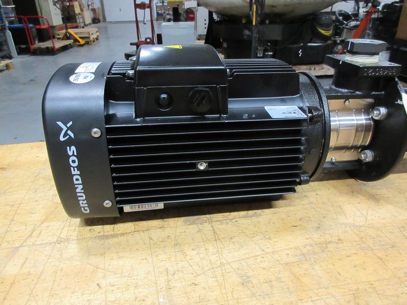 Grundfos MG100LC2-2828FT130-H3, Makino A51 HP Coolant Pump, 500 PSI Max, ***New Never Hooked Up***- Auction Item