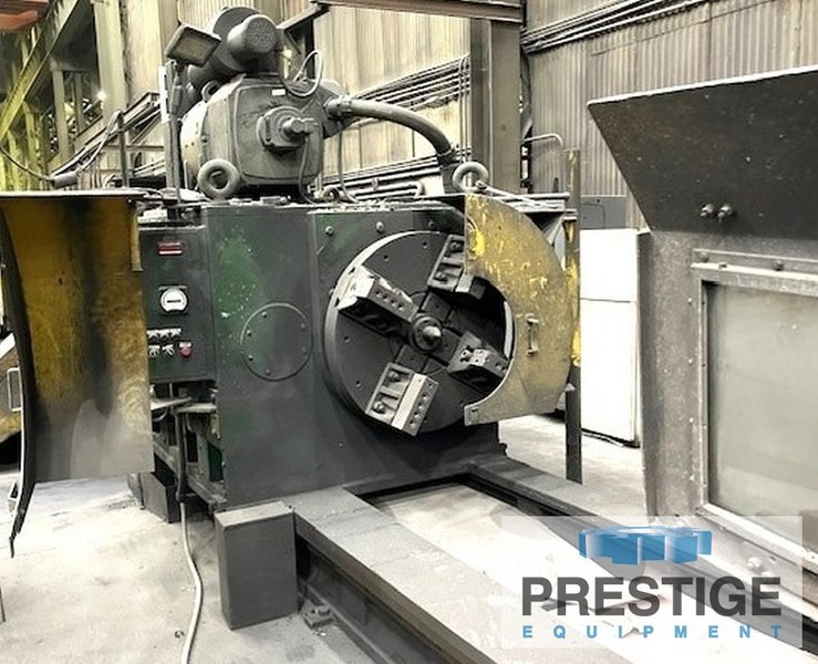 R D & D 50" x 200" Heavy Duty CNC Roll Lathe, 200 HP, 75 Ton Wt Capacity, 225 RPM, Rebuilt 2009, Siemens 840D #43885