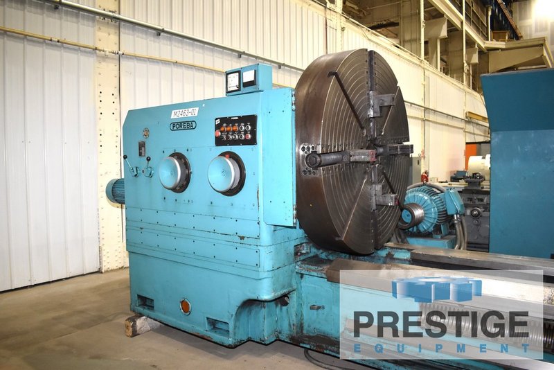 63" X 196" Poreba TCG160, 40 Ton Capacity, Inch/Metric Threading, Boring Bar Attach., 100 HP #32138