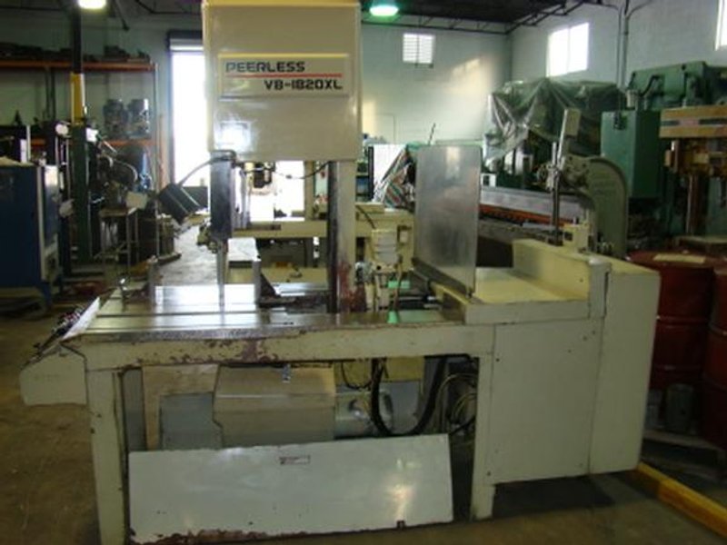 18" X 20" Peerless VB-1820XL, Hyd Tilting Column, 1" Blade, Coolant, 1996, (3) Avail, (5944)