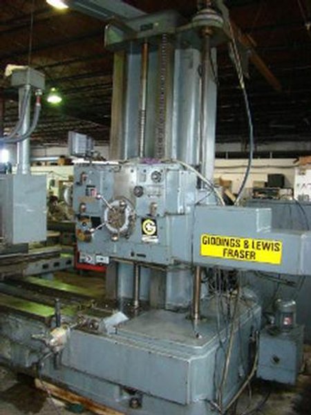 4" G & L Fraser #70A-DP4-T6 X 72", 56" X 62" Cross, #50, DRO, 1969 (6454)