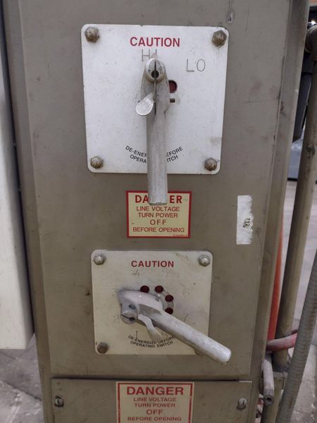 200 KVA TAYLOR WINFIELD MODEL #ERE-12-200 SPOT WELDER W/ UNITROL CONTROL: STOCK #19285