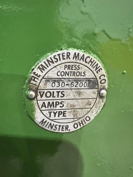 25 TON YODER MODEL #P-25 MECHANICAL CUTOFF PRESS, 2.25" STROKE : STOCK #20524