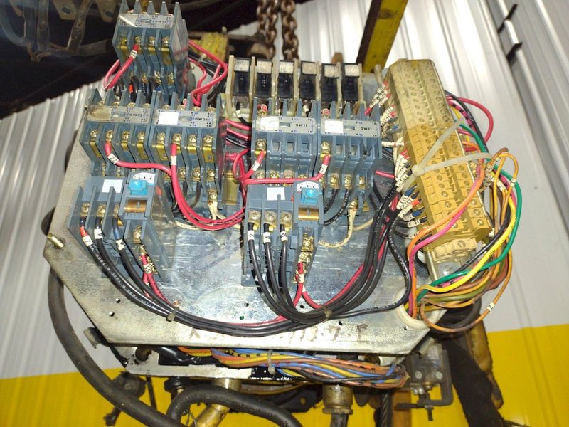 5 TON 10,000 LBS KONE MODEL #FEM 1AM POWER CABLE HOIST WITH TROLLEY: STOCK #18668