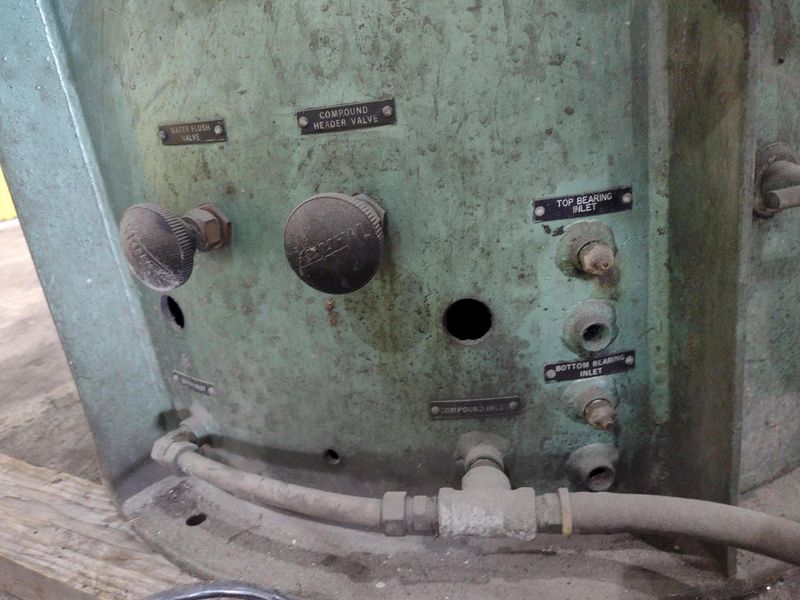 7 CUBIC FOOT X 48" SWECO MODEL #FMD7LR VIBRATORY BOWL PARTS FINISHER: STOCK #23140