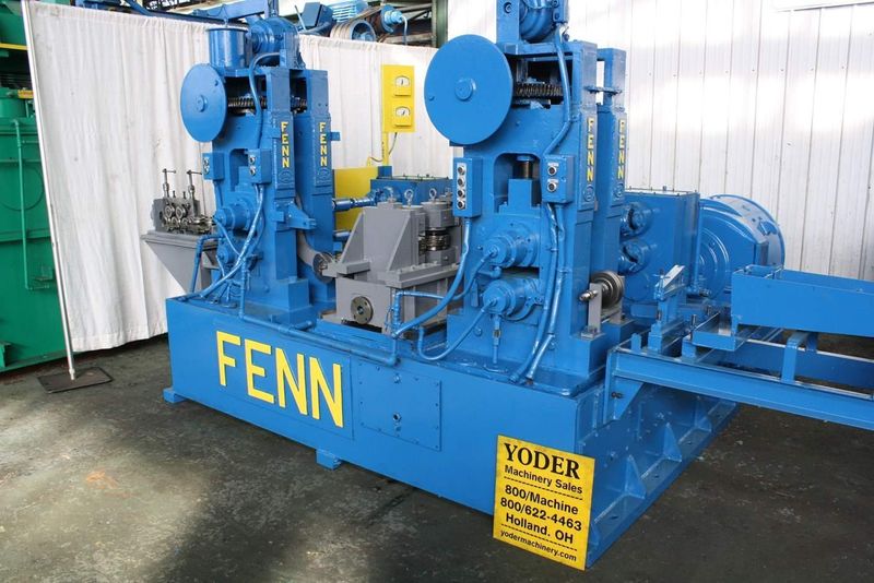 FENN #082-082 (2) STAND TANDEM WIRE FLATTENING MILL: STOCK #65774