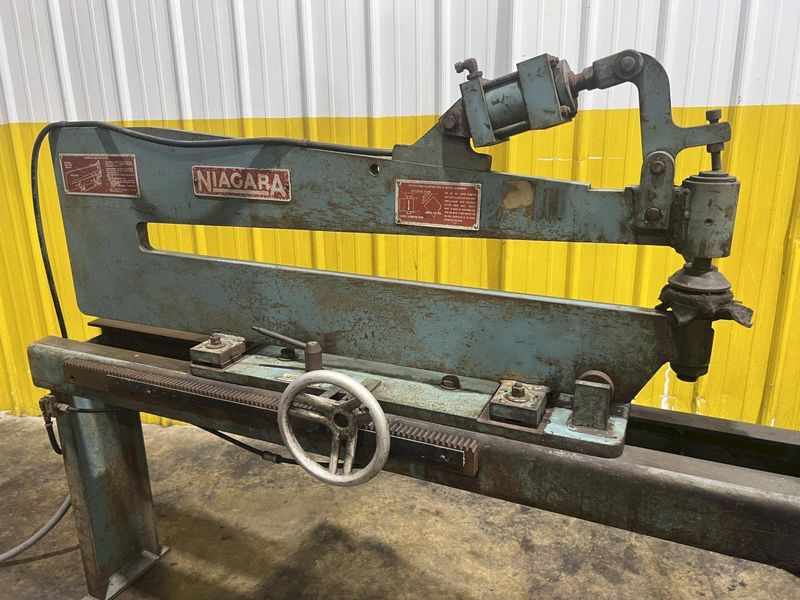 60" X 10 GAUGE NIAGARA MODEL #31-ARC MECHANICAL CIRCLE SHEAR : STOCK #19317