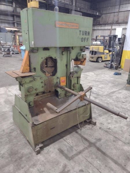 110 TON PEDDINGHAUS "PEDDIWORKER" 1100G HYDRAULIC IRONWORKER: STOCK #22724