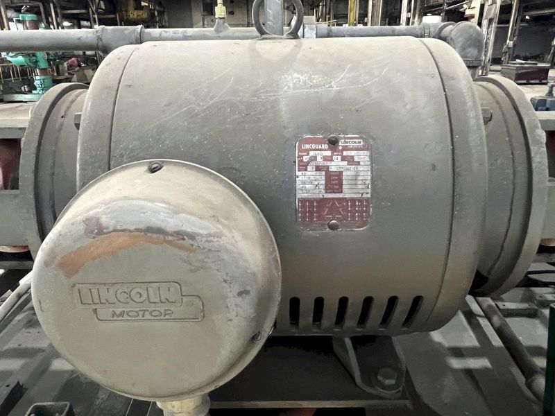 12" X 12" LOGEMANN MODEL #1212 HYDRAULIC SCRAP METAL BALER / BRIQUETTER: STOCK #11504