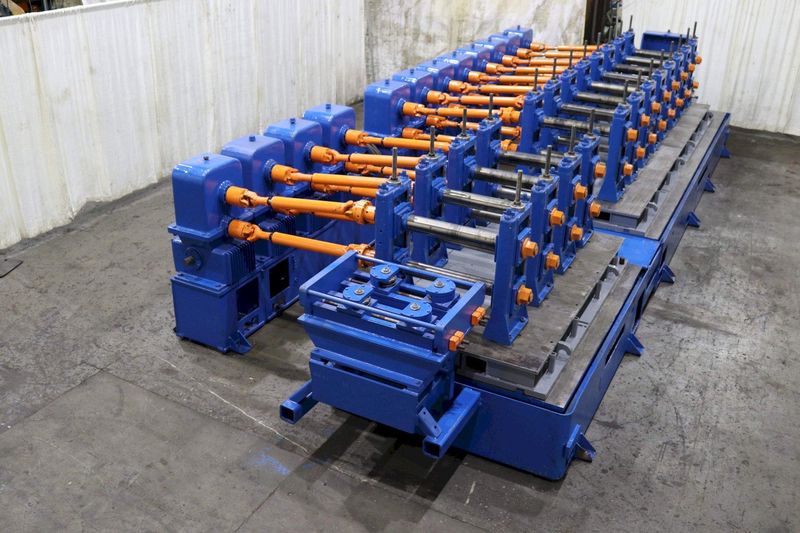 12 STAND X 4-1/2" X 32" YODER W35 RAFTED ROLLFORMER LINE: STOCK #10523